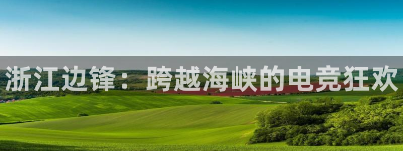 杏运注册：浙江边锋：跨越海峡的电竞狂欢